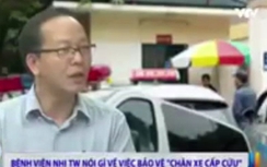 Lãnh đạo BV Nhi T.Ư "xấu hổ" về hành vi của bảo vệ