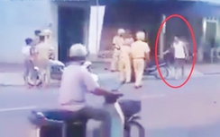 Tạm giữ đối tượng cầm gậy hành hung 4 CSGT ở Nam Định