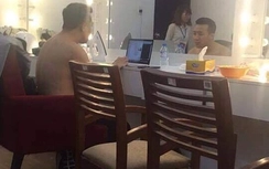 Lộ ảnh Trấn Thành cởi trần, ngấn mỡ trước ngày cưới Hari Won