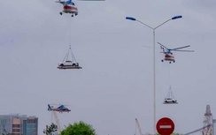 Ngoạn mục cảnh ô tô bay trên bầu trời Vũng Tàu
