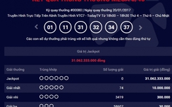 Kết quả xổ số Vietlott ngày 22/1/2017: Giải Jackpot sẽ lên hơn 40 tỷ?