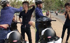 Video: "Hiệp sĩ đường phố" tung cú đấm "trời giáng" vào mặt kẻ cướp