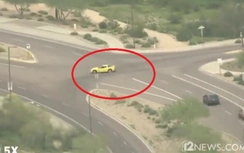 Nghẹt thở màn đuổi bắt tội phạm của cảnh sát Mỹ