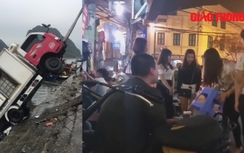 Truyền hình GT: Vỉa hè lại như... xưa, xe tải rơi xuống biển