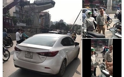 Dân mạng lùng "soái ca" ném khóa xe của nạn nhân sau va chạm