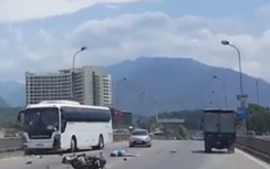 Đôi nam nữ phóng nhanh, lấn làn đâm đầu xe khách