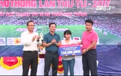 Video: VTC3 đưa tin về Giải bóng đá Cúp Báo Giao thông 2017