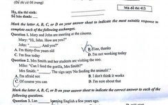 Đề thi, hướng dẫn giải môn Tiếng Anh thi THPT Quốc gia 2017