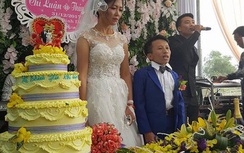 Chú rể 80cm lấy cô dâu 1m65 xinh như "hotgirl" gây "sốt" Thanh Hóa