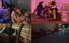 Những người không "mái ấm" trong đêm đông 10 độ ở Hà Nội