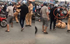 Vượt đèn đỏ, đánh ngã CSGT, thanh niên "hổ báo" bị tóm về đồn