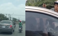 Video: Tài xế gọi cơm rồi "bùng" bị chủ quán cầm dao đuổi chém