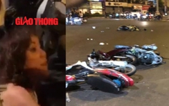 Cận cảnh hiện trường vụ nữ tài xế BMW gây tai nạn kinh hoàng