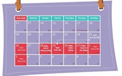 Nghỉ 6 ngày dịp 30/4 và 1/5