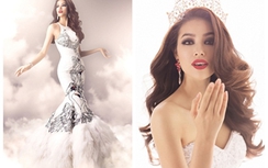 Ngắm eo thon, vai trần của Phạm Hương tại Hoa hậu Hoàn vũ