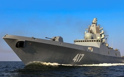 Tàu khu trục Đô đốc Gorshkov Nga phô sức mạnh trên biển Trắng
