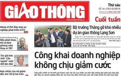 Tin bài đặc sắc trên Báo Giao thông ngày 25/12