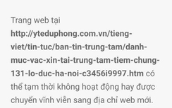 Hà Nội hết vắc-xin Pentaxim sau 3 phút rưỡi đăng ký online