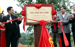 Khánh thành cầu treo ở địa danh truyền thống của Bộ GTVT