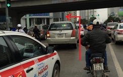 CSGT bắt lỗi gì ở nút giao Dương Đình Nghệ - Phạm Hùng?
