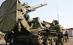 Soi uy lực súng cối tự hành “vô đối” 2S4 Tyulpan của Nga