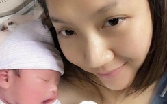 Người mẫu Ngọc Quyên sinh con trai đầu lòng tại Mỹ
