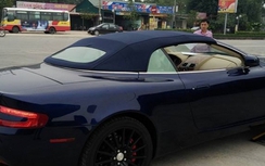 Siêu xe Aston Martin biển 80NN bị Công an Hà Tĩnh tạm giữ