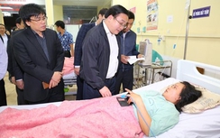 Bí thư Hoàng Trung Hải thăm và động viên nạn nhân vụ nổ