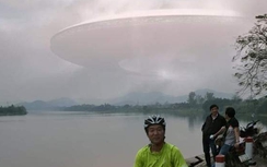Ảnh đám mây khổng lồ hình đĩa bay ở Huế gây xôn xao