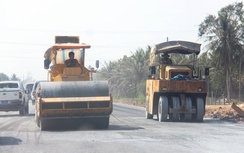 Bắt bài nhà thầu “biểu diễn” ở tuyến tránh Cai Lậy