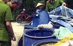 Phát hiện nhiều tấn măng bốc mùi hôi thối tại Huế