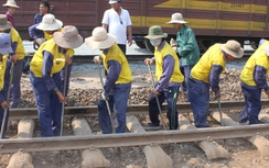 Dồn sức thi công cầu Ghềnh mới