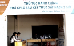 Gia Lai: Cấp GPLX sau 2 giờ thi sát hạch