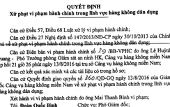 Khách VIP bị phạt 15 triệu vì tát tiếp viên của Vietnam Airlines