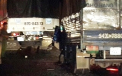 Tài xế trẻ tử vong sau cú đâm đuôi xe tải