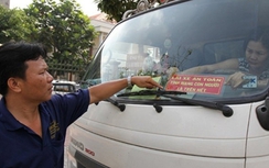 Không phạt xe tải thiếu khẩu hiệu “Tính mạng con người là trên hết”