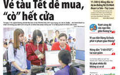 Báo Giao thông 3/10: Vé tàu Tết dễ mua, thuốc rởm An Nhãn