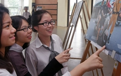 Học sinh hứng thú với cuộc thi "Văn hóa giao thông cùng Amser"