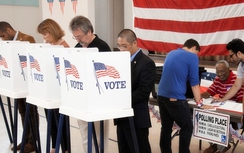 Kết quả bầu cử Tổng thống Mỹ mới nhất: Bà Clinton dẫn trước