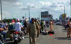 Tai nạn liên hoàn trên cầu Nguyễn Văn Cừ, người đàn ông tử vong