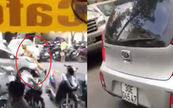 Tài xế hất CSGT Hà Nội lên nắp capo bị phạt 4,2 triệu