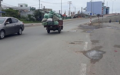 Long An: Nguy cơ TNGT trên cầu vượt âu tàu Rạch Chanh