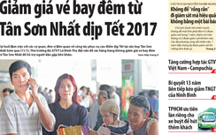 Tin tức mới nhất, đặc sắc nhất trên Báo Giao thông ngày 12/1/2017