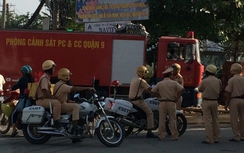 TP.HCM: Cháy lớn tại khu nhà xưởng ở quận 9