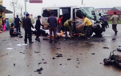 Kinh hoàng xe đón dâu đâm xe “hổ vồ”, 19 người thương vong
