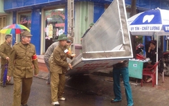 Ninh Bình ra quân đảm bảo TTATGT, xử lý lấn chiếm vỉa hè