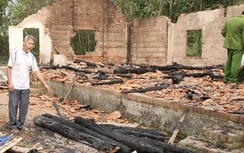 Đi thể thao về, phát hiện nhà cháy rụi