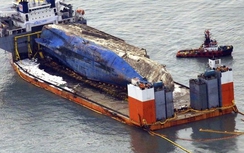 Chiều nay, phà Sewol cập cảng, bắt đầu tìm 9 thi thể mất tích