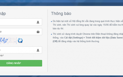 Thi THPT Quốc gia 2017: Cách sử dụng tài khoản đăng nhập