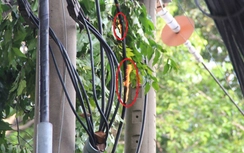 Cháy dây điện giữa trung tâm Sài Gòn